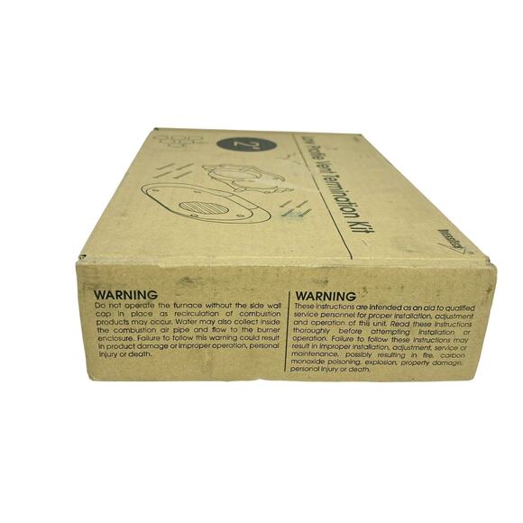 Horizontal Vent Termination Kit 2" Low Profile New HVAC - Picture 8 of 8